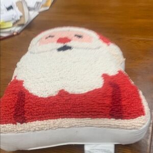 Festive Santa Claus Holiday Pillow15 by11. N w o t